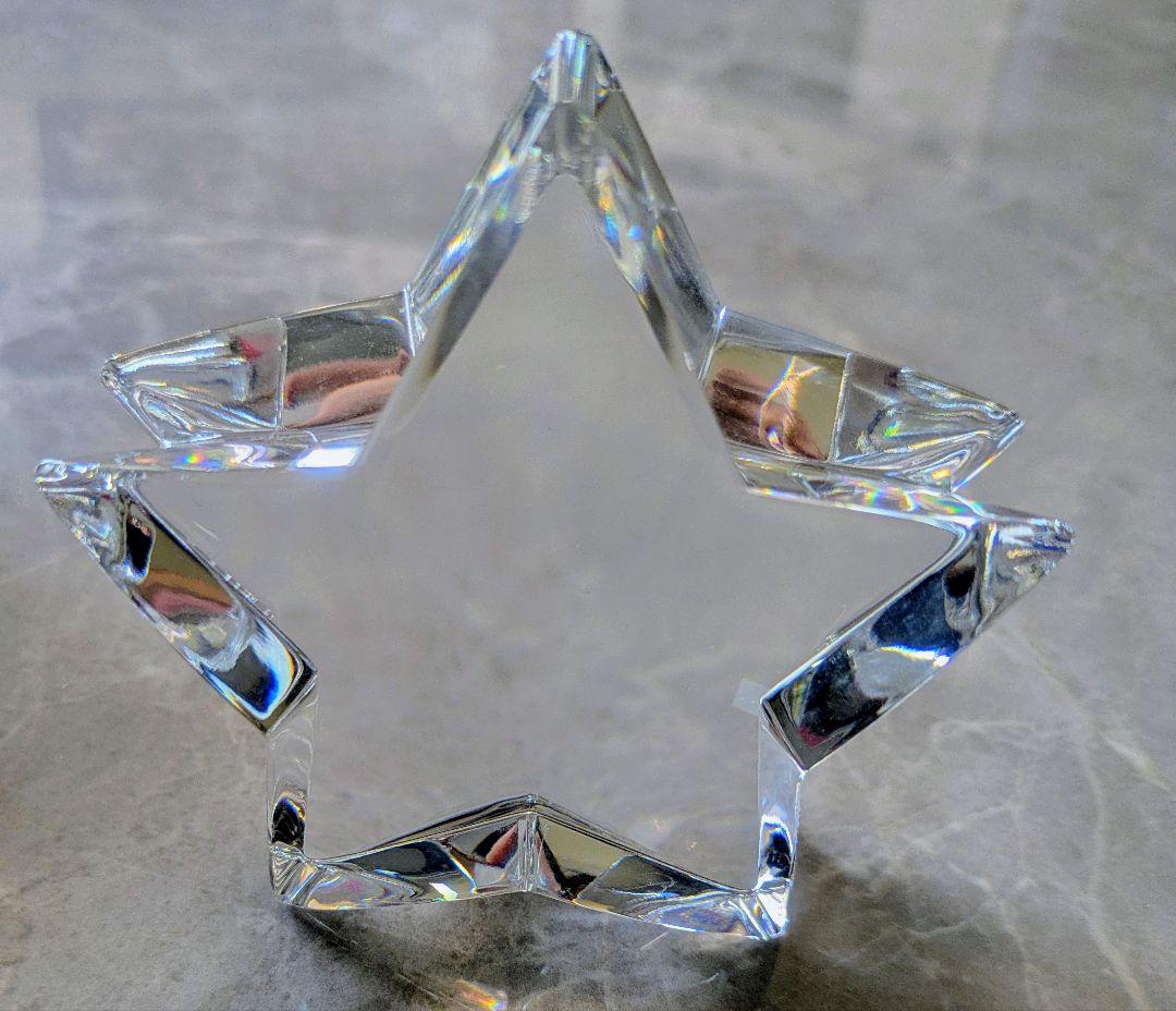 Baccarat バカラクリスタル ザンザンスター　星形置物 箱付き