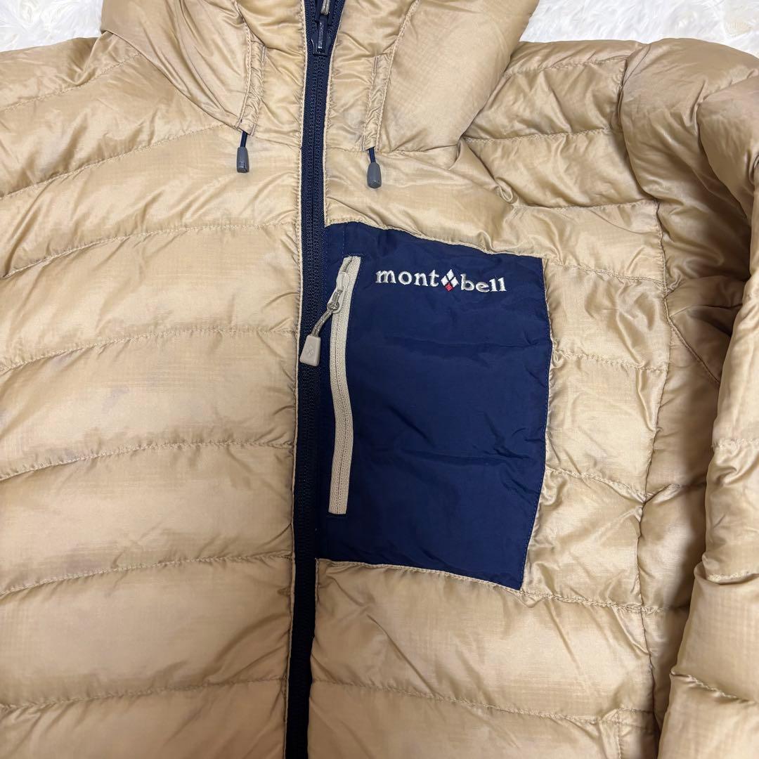 モンベル コロラドパーカー リバーシブル ダウンジャケット M ネイビー