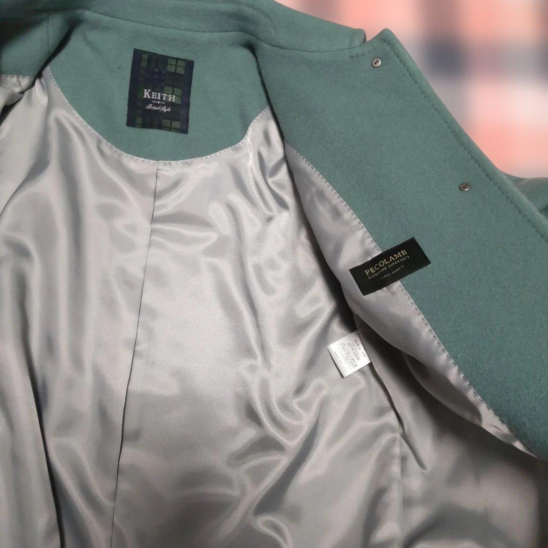 KEITH　近年モデル　エメラルドグリーン　コート　40
