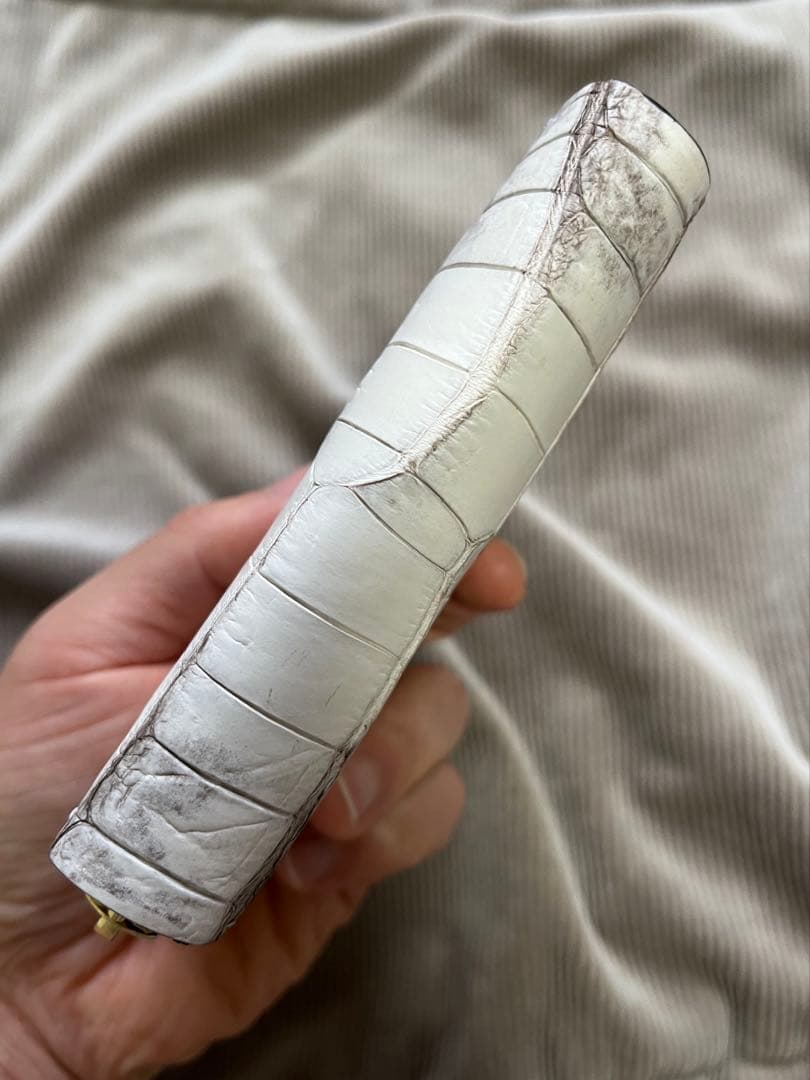 激安激珍！　クロコダイル　ポロサス ヒマラヤ　コンパクトファスナー財布　手縫い