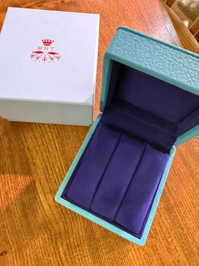 マリーエレーヌドゥタイヤック　MHT レザージュエリーケース　ライトブルー