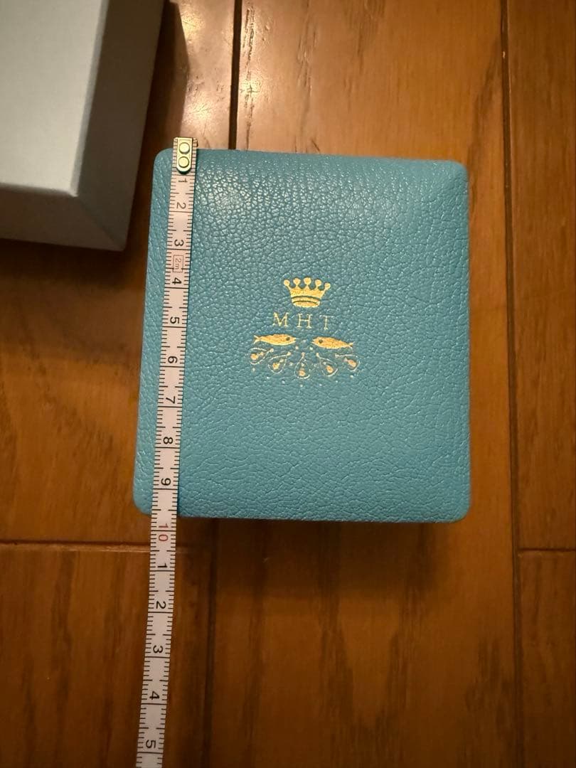 マリーエレーヌドゥタイヤック　MHT レザージュエリーケース　ライトブルー