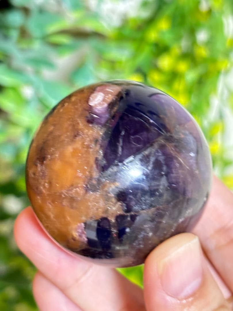 かなりレア　かわいい　キラキラ　レピドライト　パイライト　スフィア　4cm