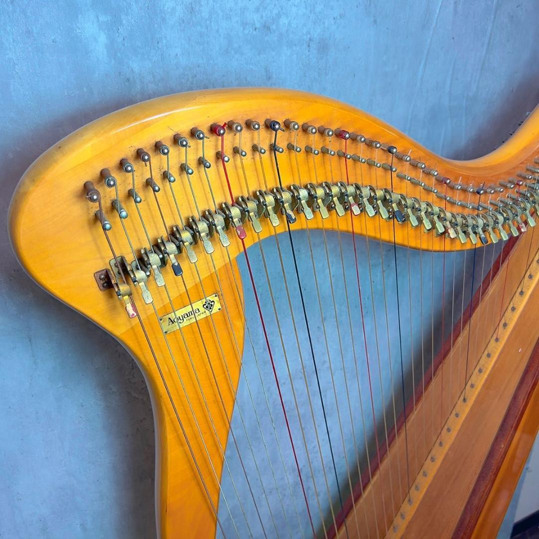 青山ハープ AOYAMA 140D 36弦　アイリッシュハープ　レバーハープ