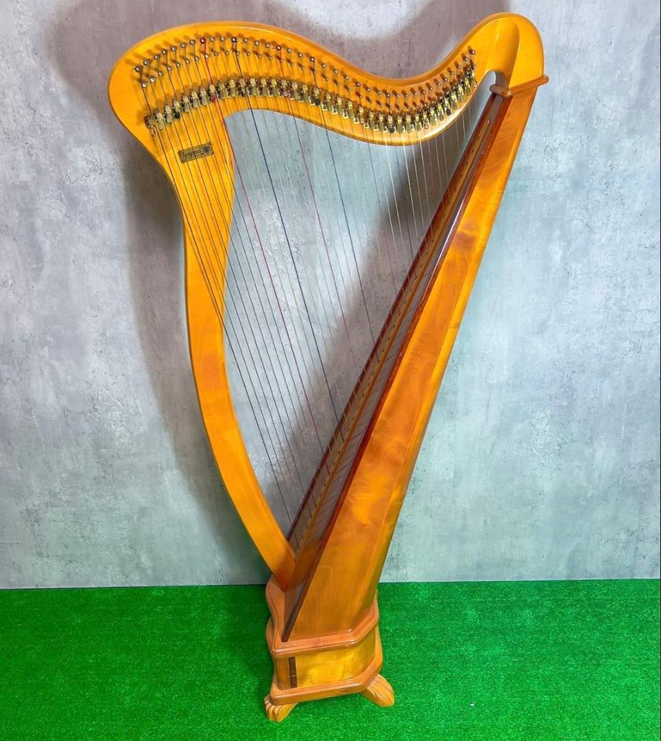 青山ハープ AOYAMA 140D 36弦　アイリッシュハープ　レバーハープ