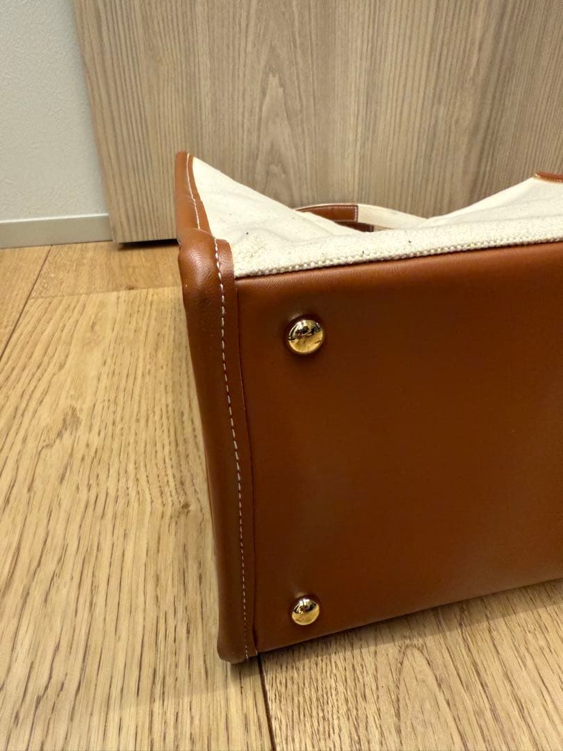 【ぽんU・x・U】 美品　SEVEN TEN 馬刺繍 トートバッグ　大