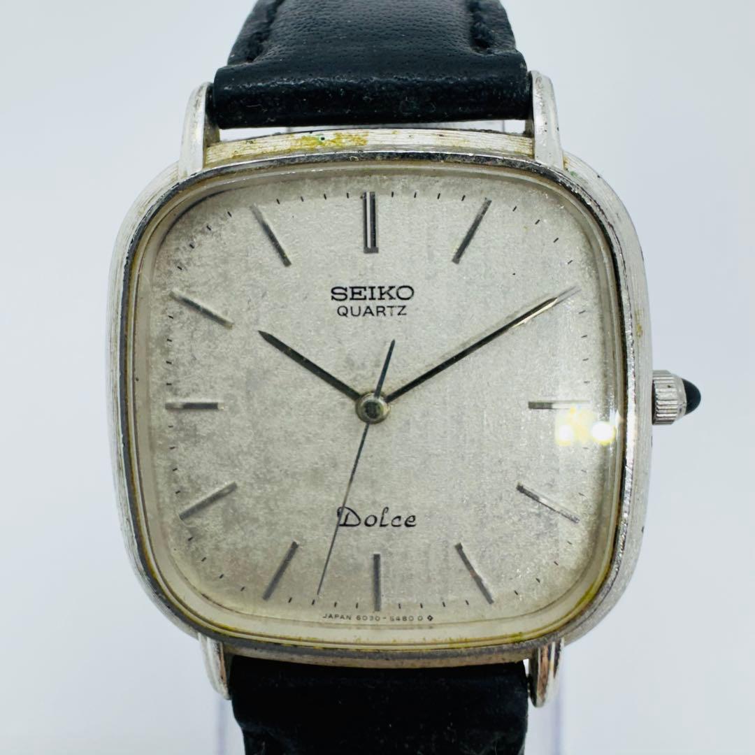 ✨SEIKO✨セイコー✨クォーツ✨DOLCE✨シルバー文字盤✨腕時計✨