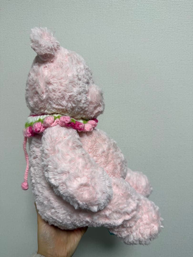 【コンのお家専用】ピンクのクマのぬいぐるみ