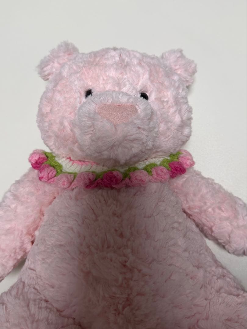 【コンのお家専用】ピンクのクマのぬいぐるみ