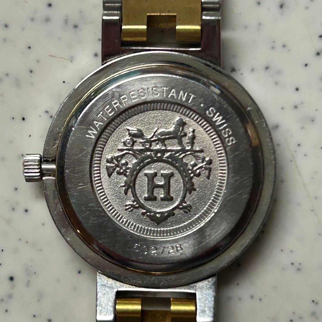 ジャンク品　エルメス腕時計クリッパー　レディース