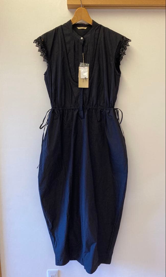 カレンソロジー　コットンレースオールインワン　ネイビー