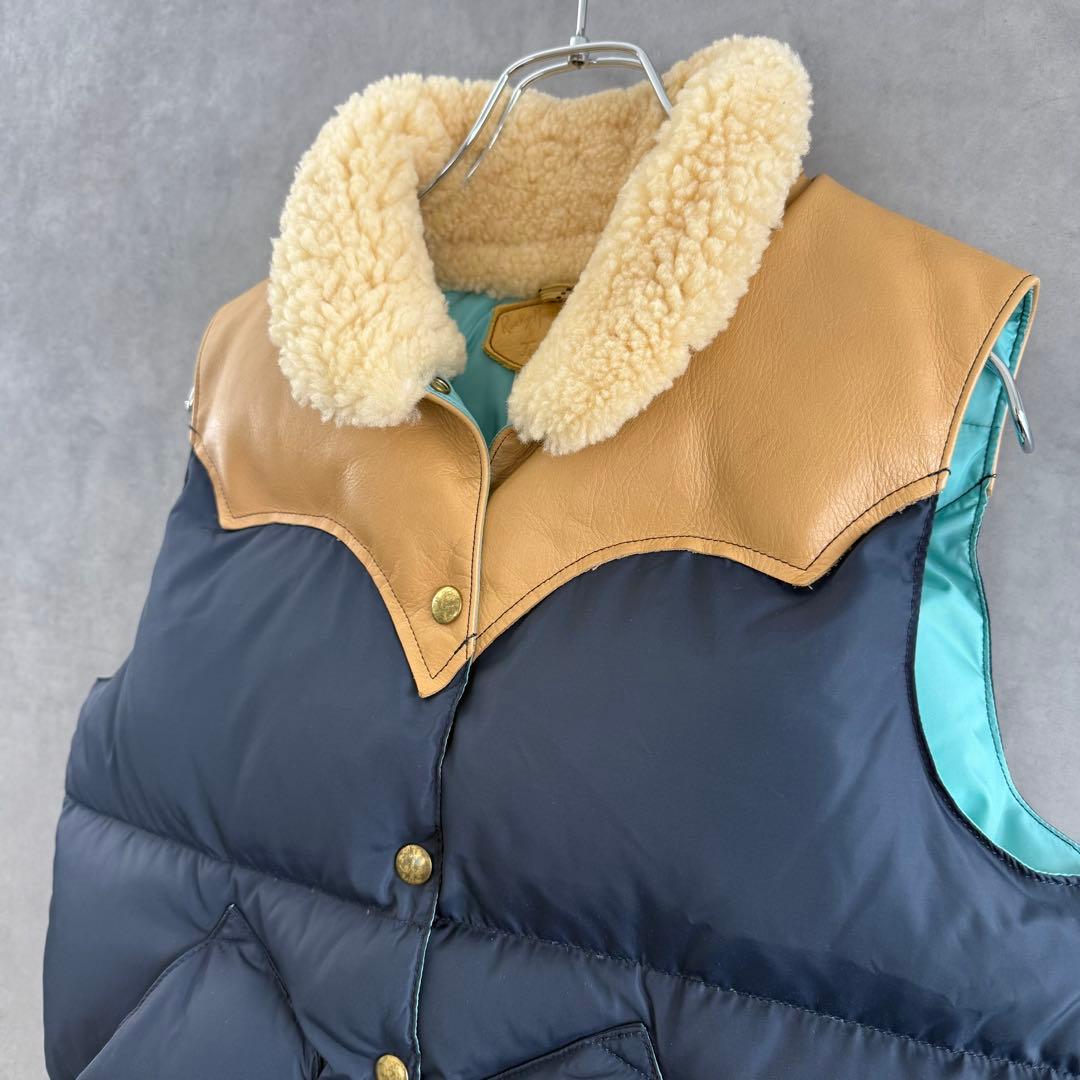 美品 ロッキーマウンテン× バナーバレット ダウンベスト M