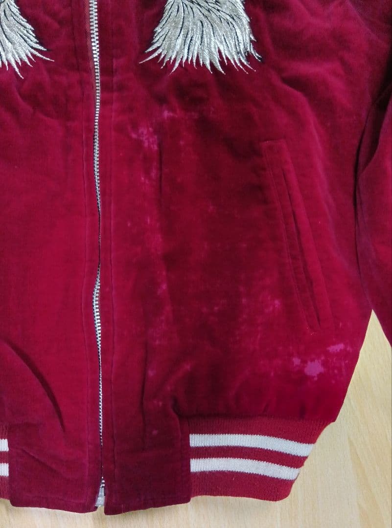 London　F.B.横須賀 　ベロア　スカジャン