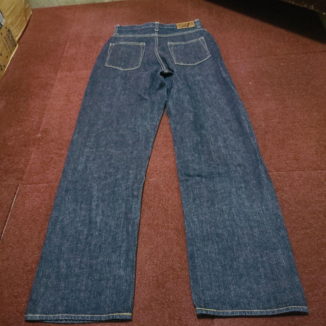 濃紺美品アナトミカジッパーフライセルビッジ隠しリベットw27