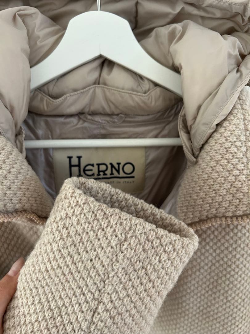 herno ダウン　異素材