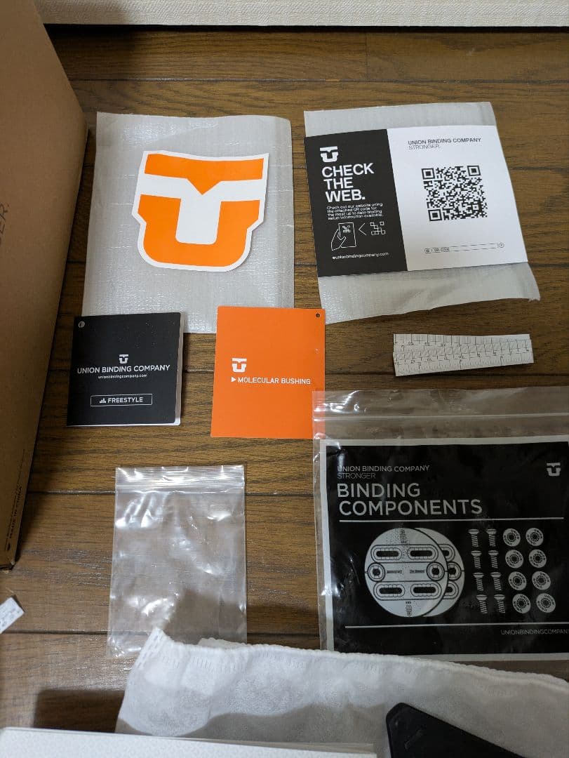 UNION ULTRA ブラック/オレンジ M　22-23　ビンディング