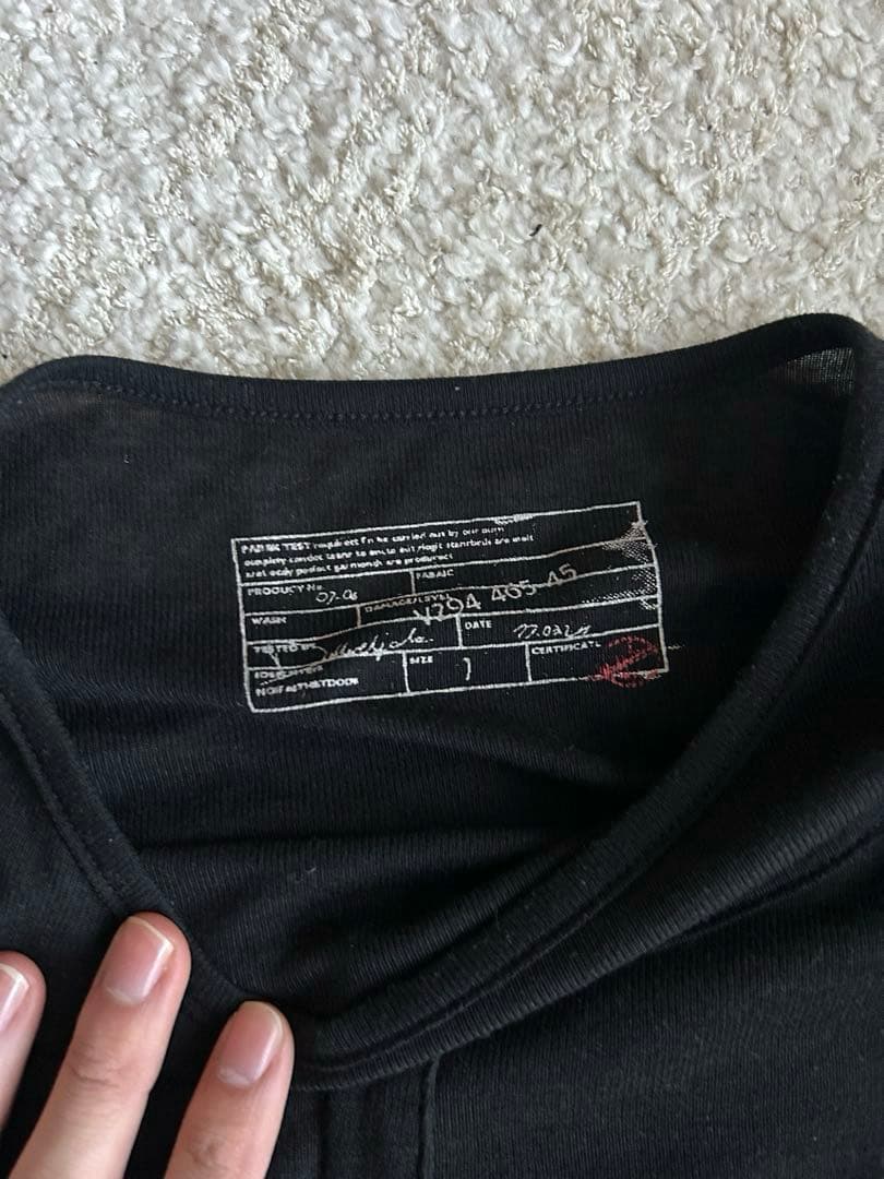 no faith studios DOUBLE LAYERED ボタン シャツ