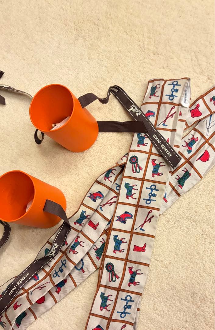 使用品❗️エルメス　ツイリー　2本セット　箱付き