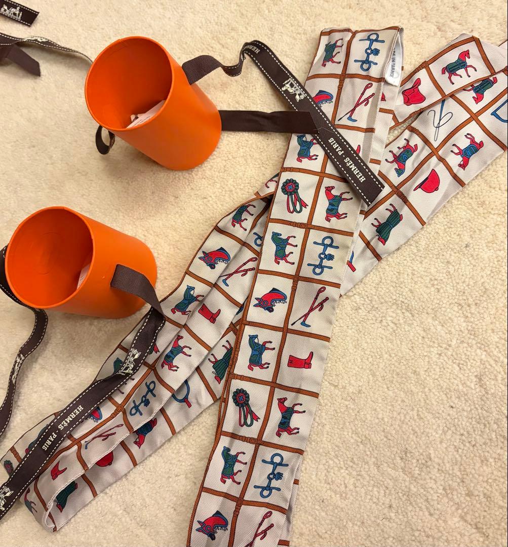 使用品❗️エルメス　ツイリー　2本セット　箱付き