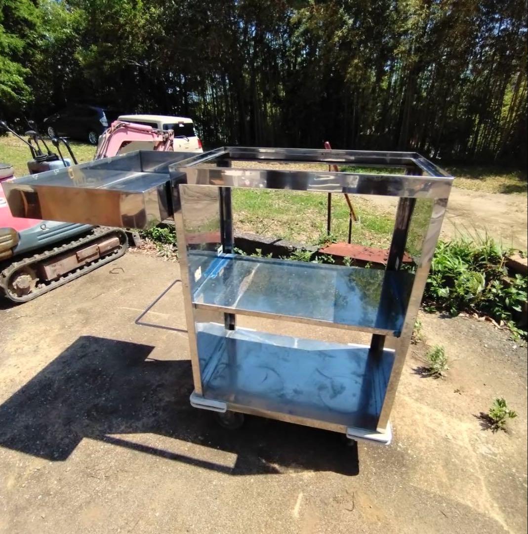 給食用カート　キッチン　インテリア　ワゴン　引き取り限定