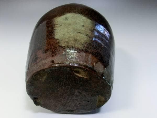 壷■古いお歯黒壷 江戸期 越前焼 古越前 鉄漿壷 水差し 水注 時代物 骨董品■