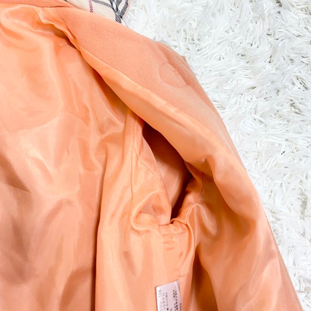 【極美品・希少カラー】バーバリーロンドン ダッフルコート ロング丈 ノバチェック