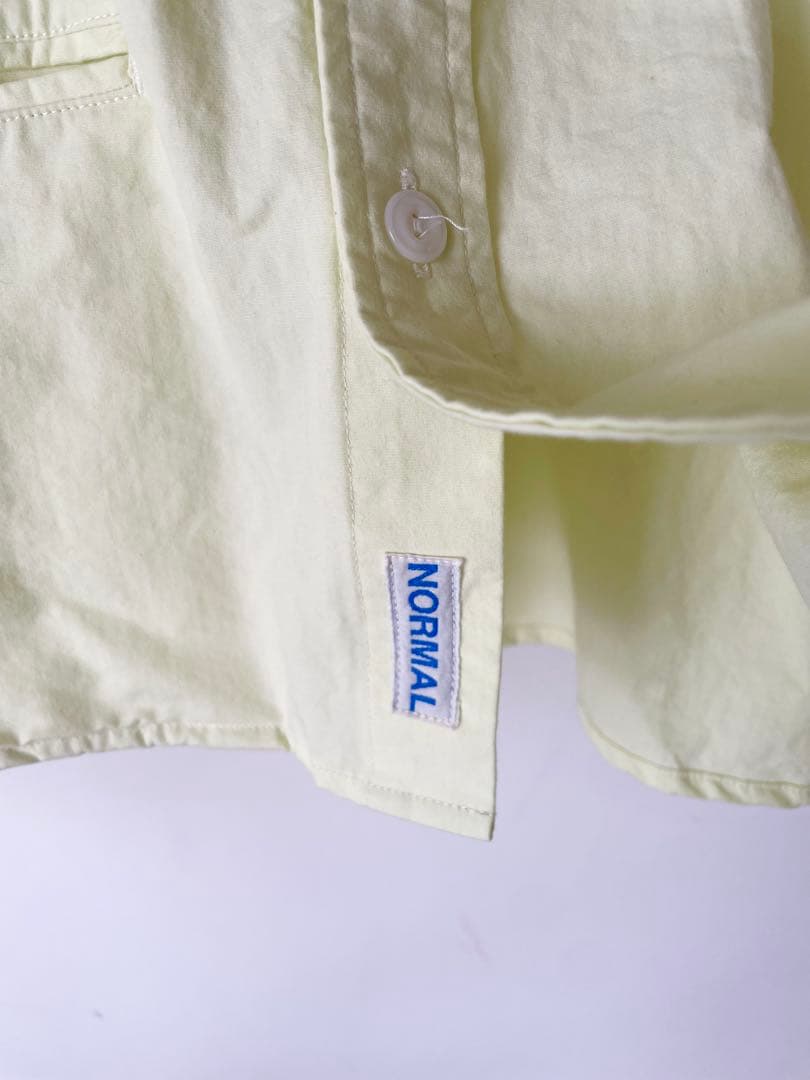 トップス NOROLL NORMAL SHIRT LIME