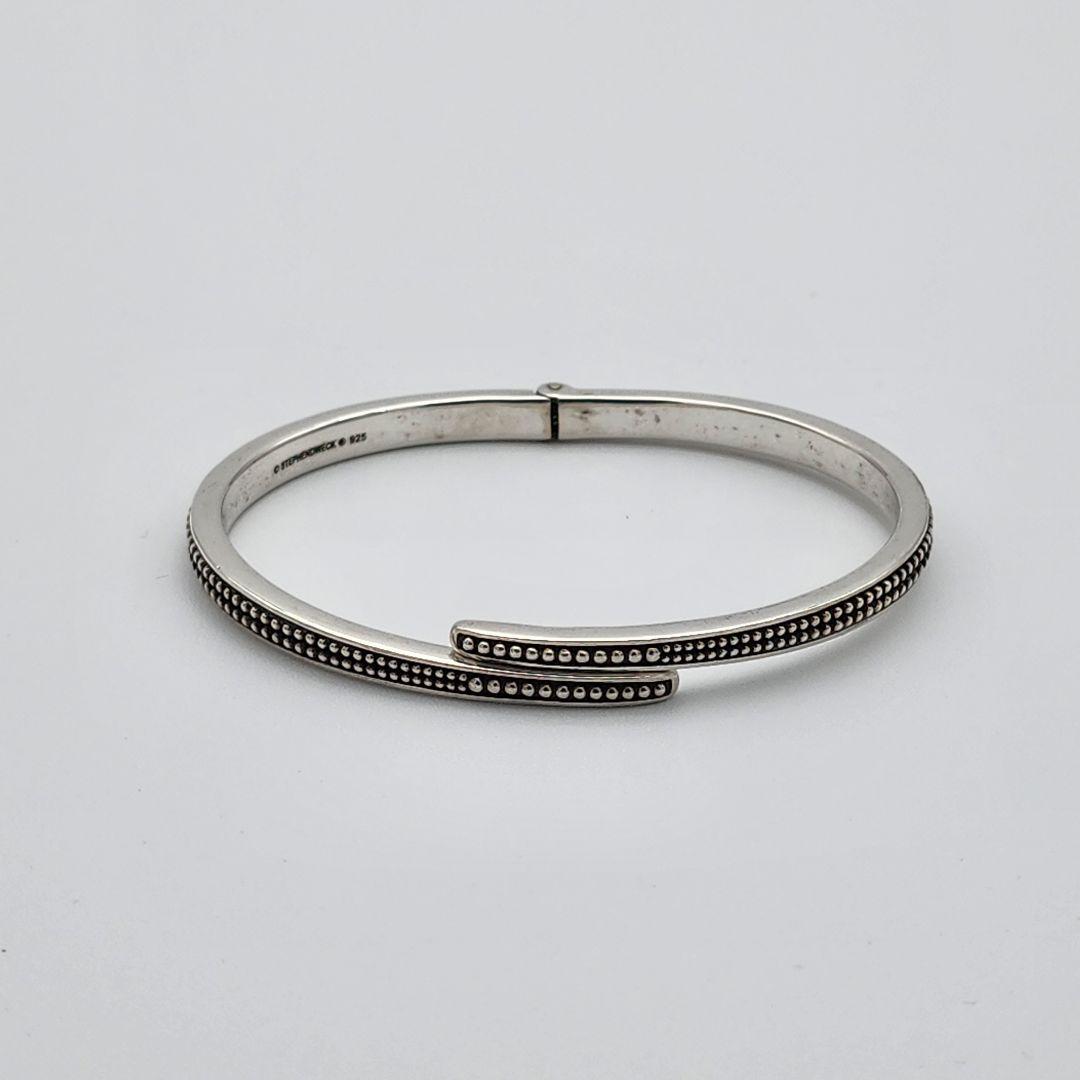 ★STEPHEN DWECK★ バングル 燻し加工 シルバー925 ポーチ付き.