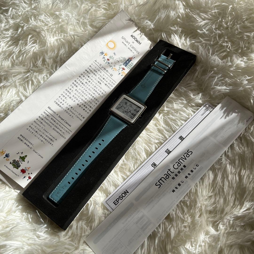 ムーミン　EPSONスマートキャンバス　腕時計