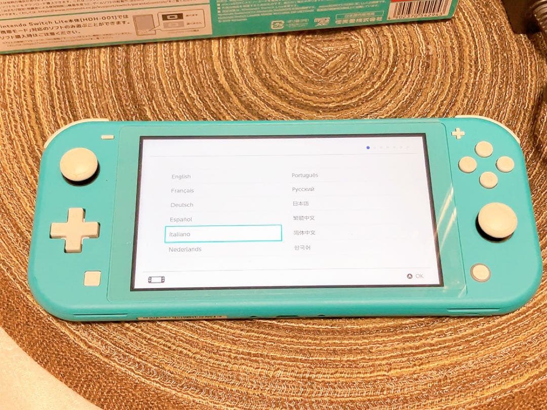 Nintendo Switch Lite ターコイズ 本体 動作確認済み