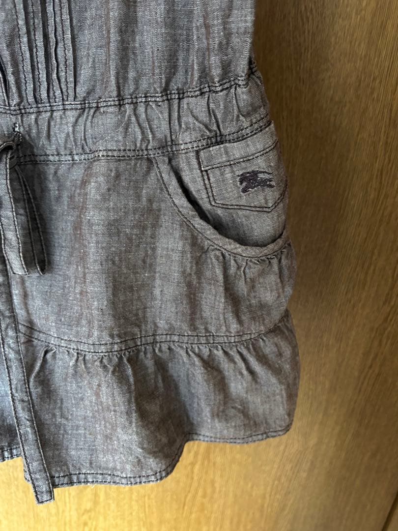 【美品】バーバリーブルーレーベル　サロペット オーバーオール 38 M 限定価格