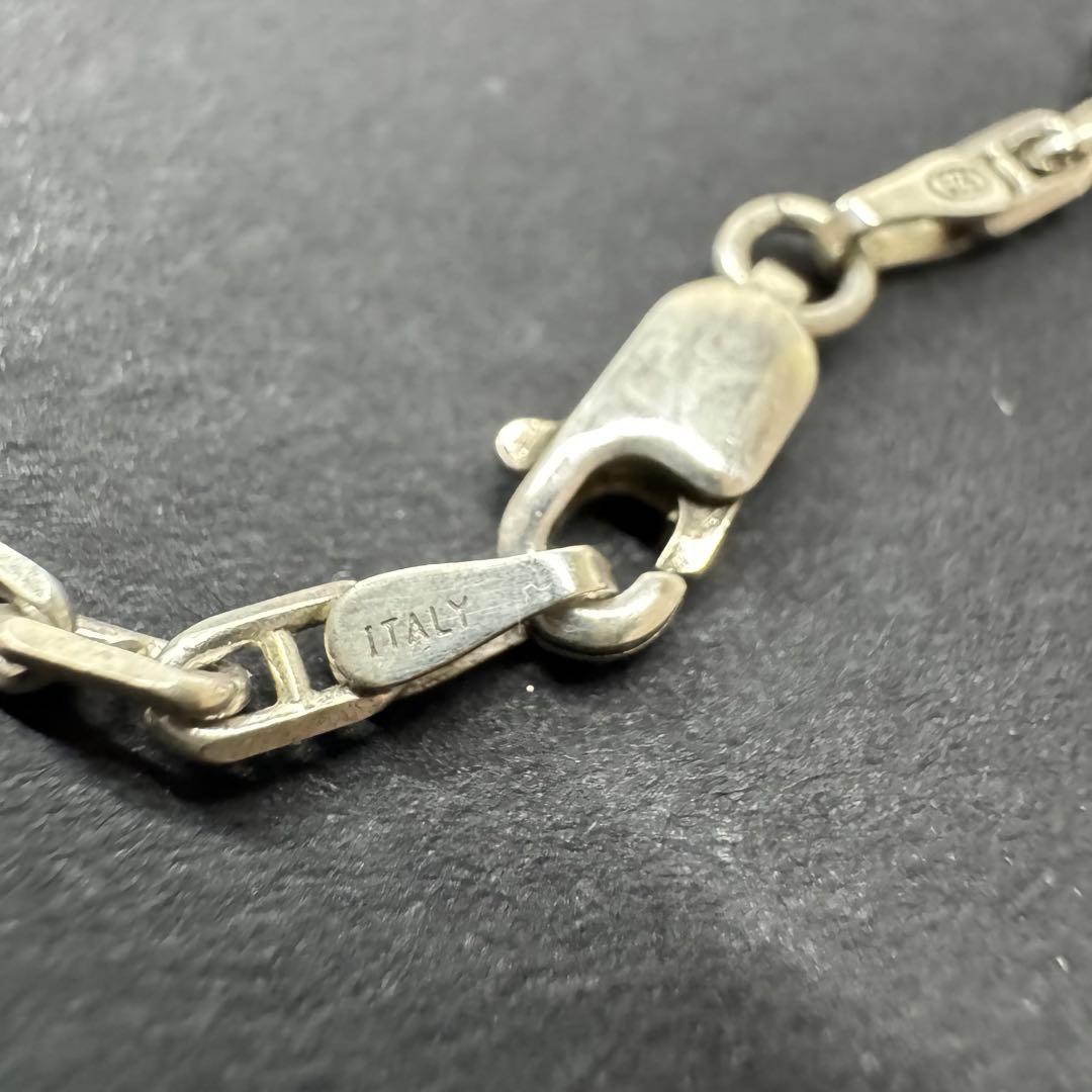 【イタリア製 50㎝】アンカーチェーン ネックレス silver925