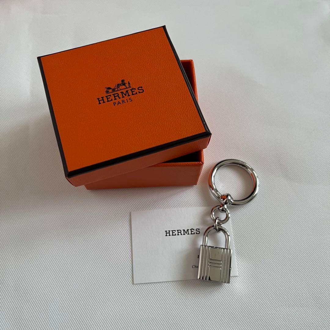 小物 HERMES Charms Cadenas scarf ring