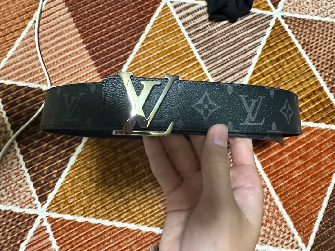 LOUIS VUITTON ベルト シルバー　80