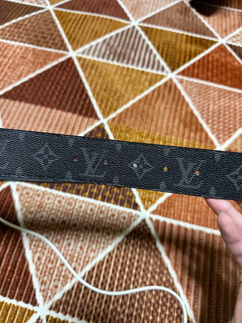 LOUIS VUITTON ベルト シルバー　80