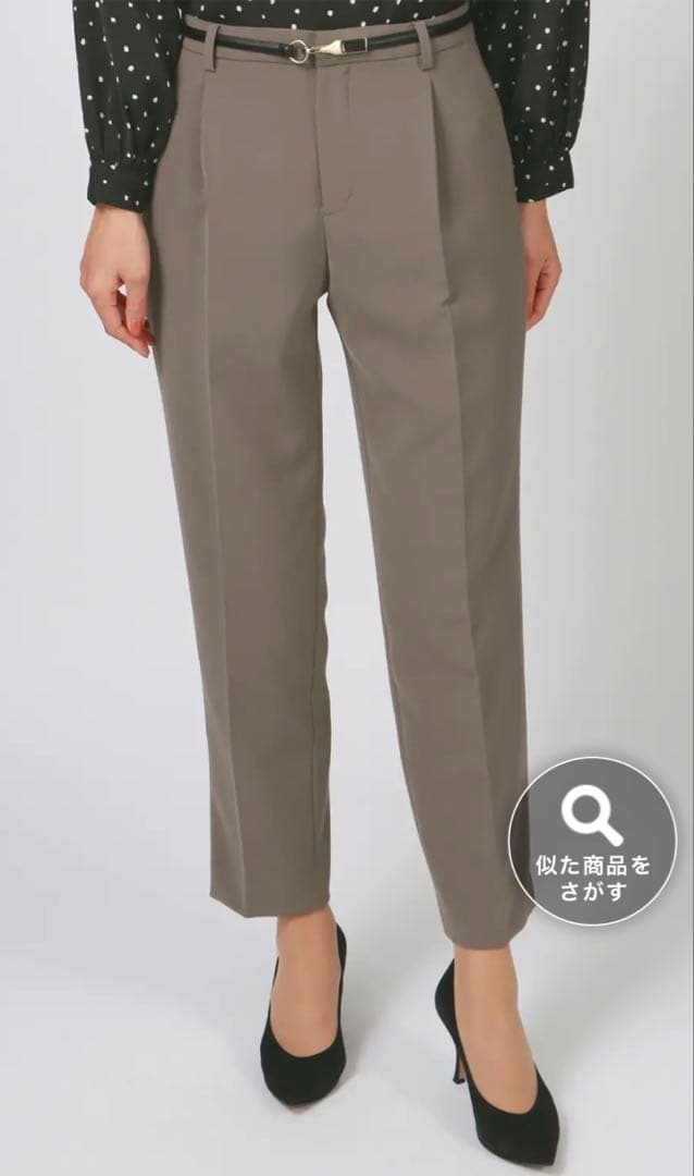 ❤️着用1回のみ❤️洋服の青山 ブラウンパンツスーツセット