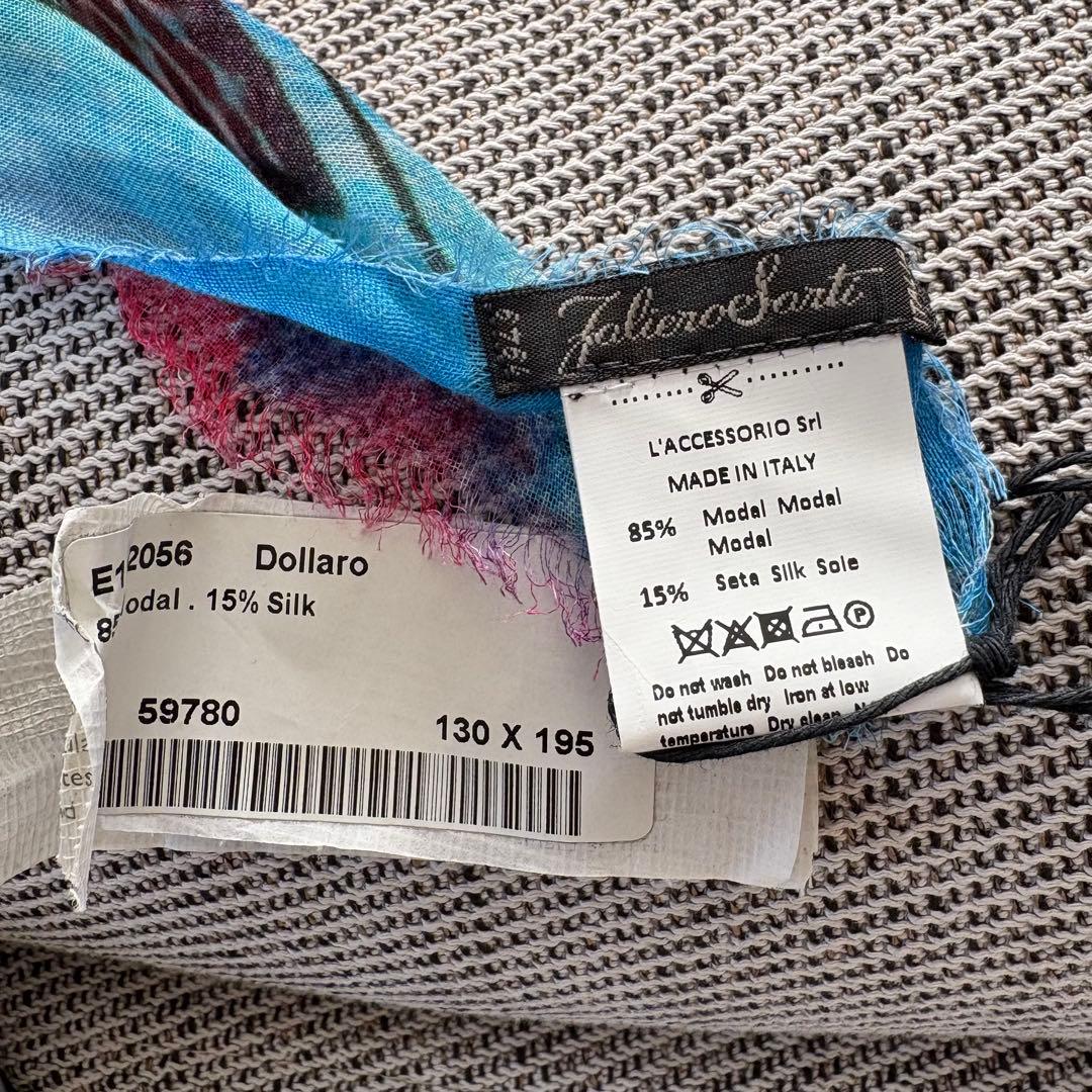 週末特価 未使用品 イタリア製 Faliero Sarti ストール