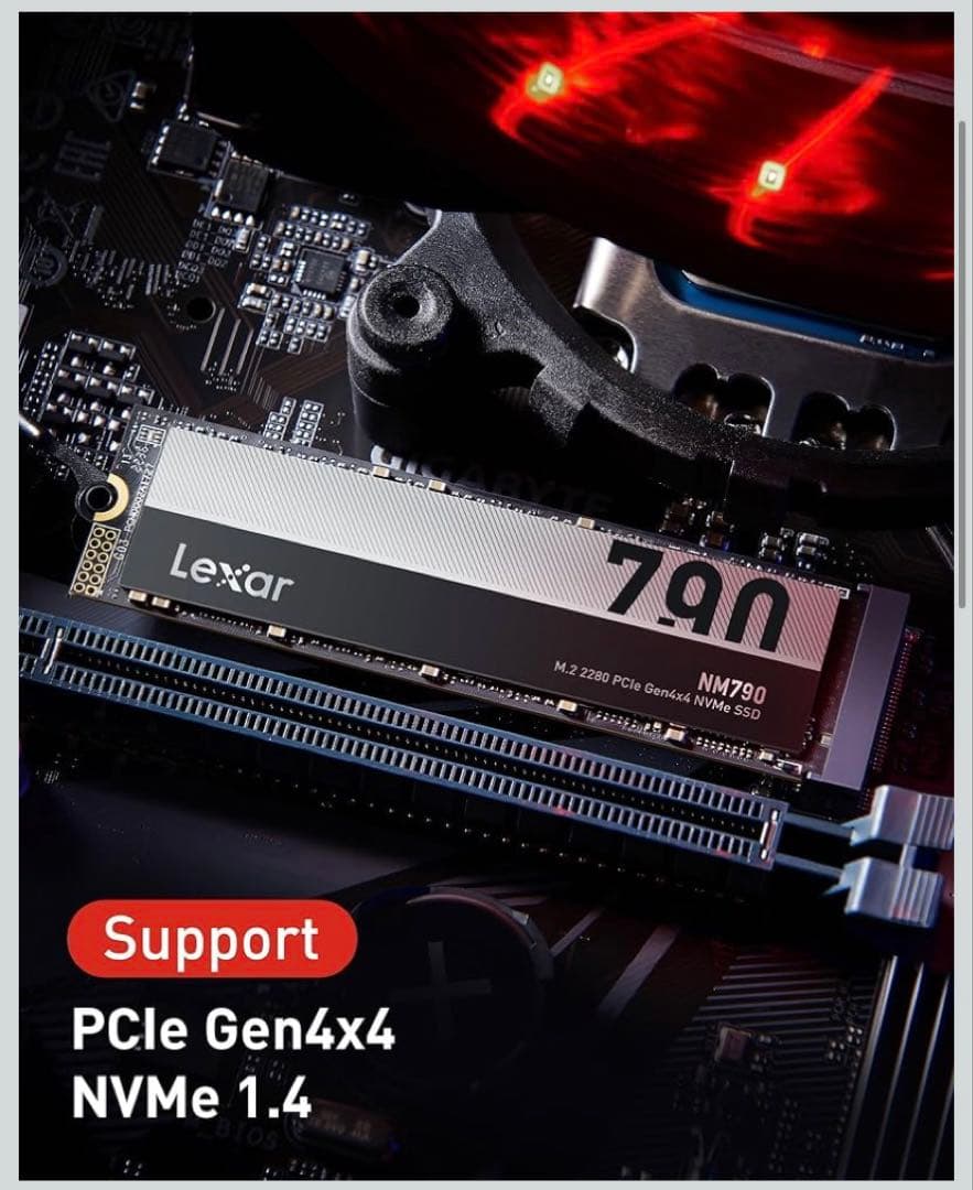 新品未開封　Lexar 4TB NM790 SSD PCIe NVMe M.2