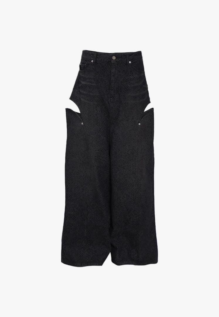 ‼️完売品‼️theredthread S cutting denim2 lace