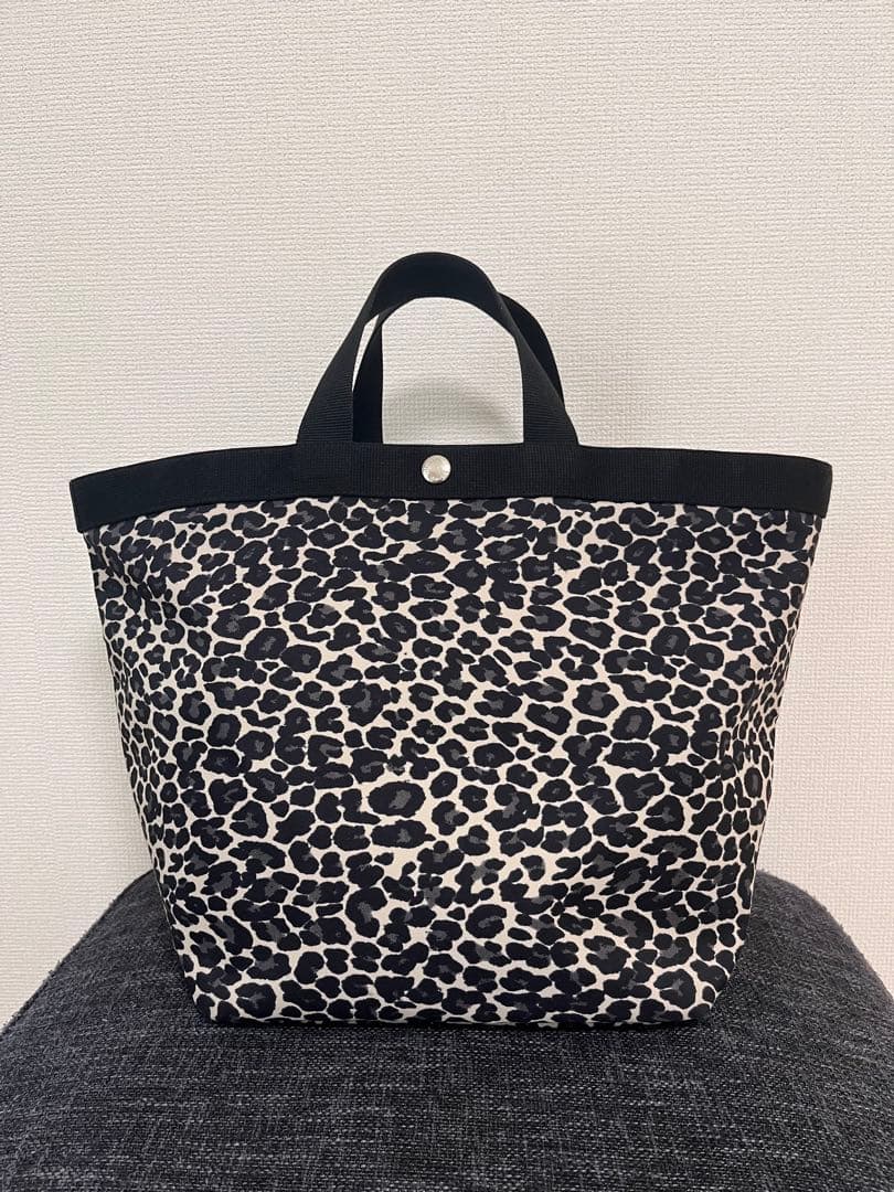 エルベシャプリエ 舟形トートバッグ　 725 パンサーブラン　Lサイズ