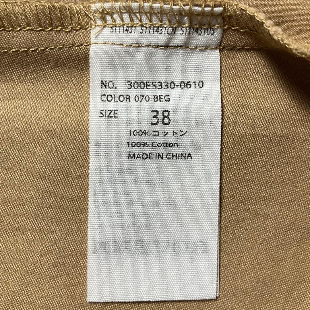 【美品✨近年】エンフォルド ビッグカラー コットンダブルクロスジャケット コート