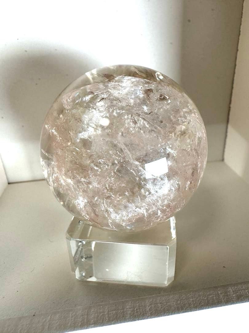 流通名　ピンクアゼツライト　スフィア　ピンククォーツ　ピンクファイヤークォーツ3