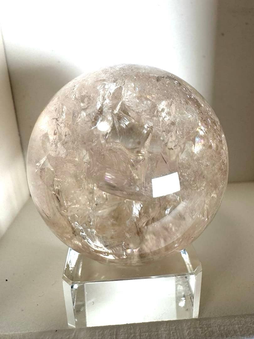 流通名　ピンクアゼツライト　スフィア　ピンククォーツ　ピンクファイヤークォーツ3