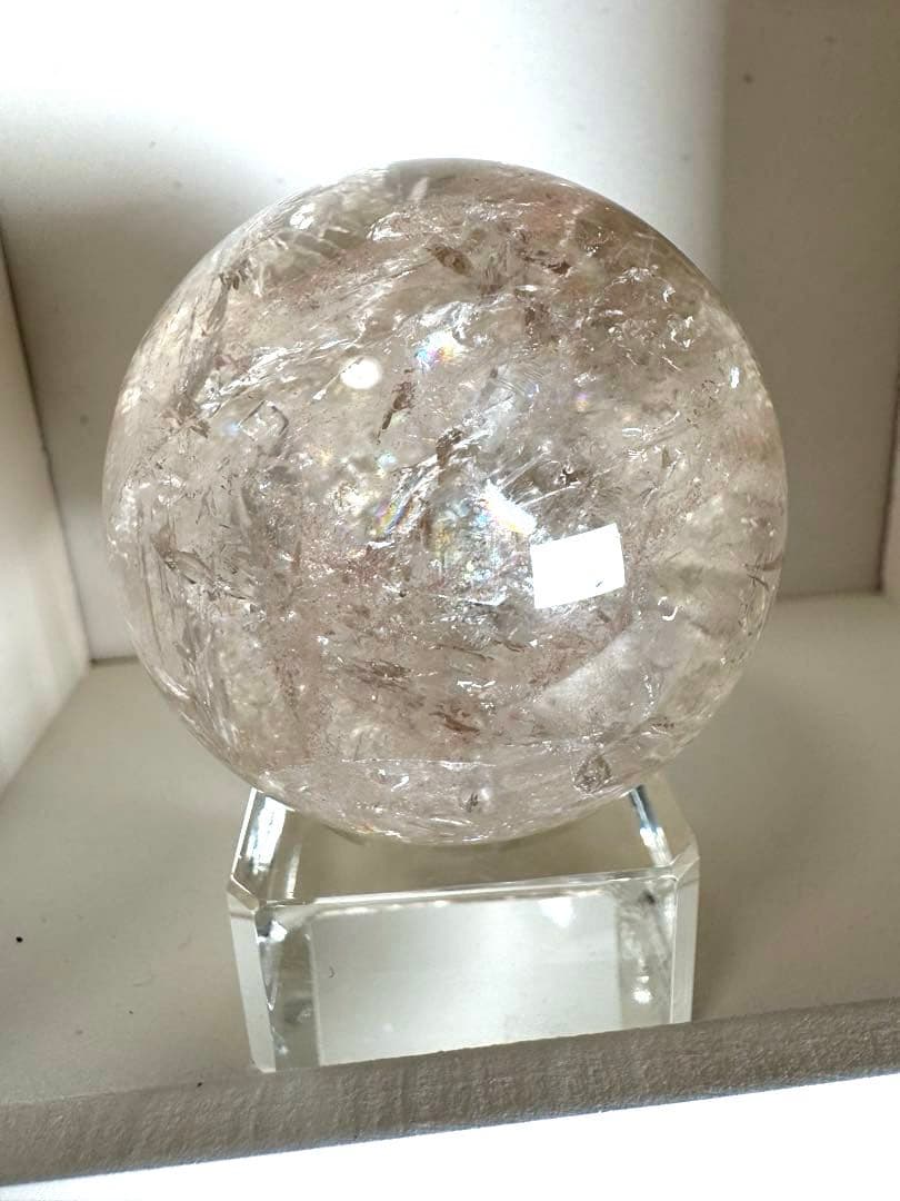 流通名　ピンクアゼツライト　スフィア　ピンククォーツ　ピンクファイヤークォーツ3