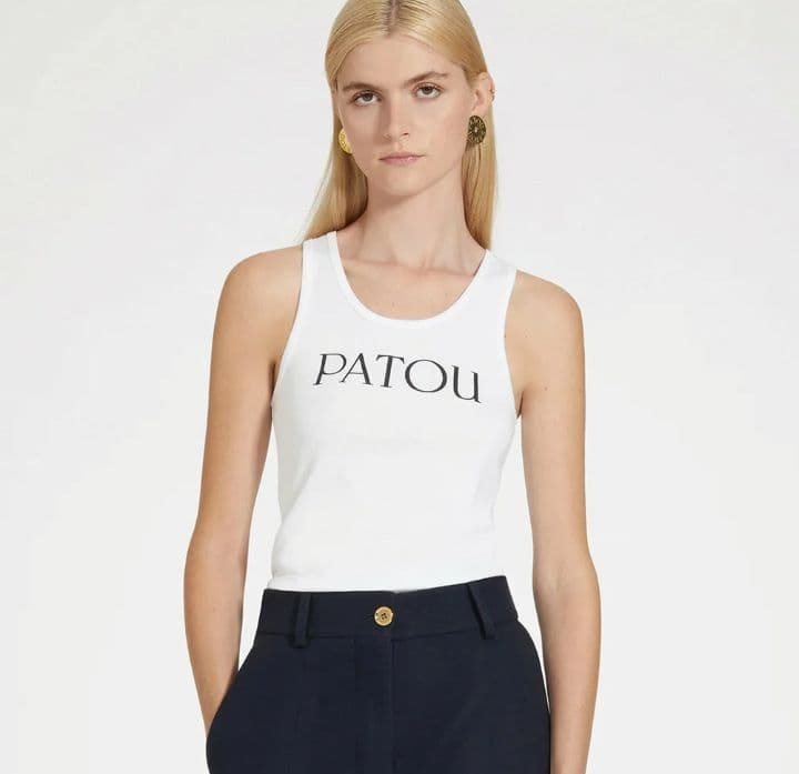 新品 PATOU 黒 タンクトップ Sサイズ