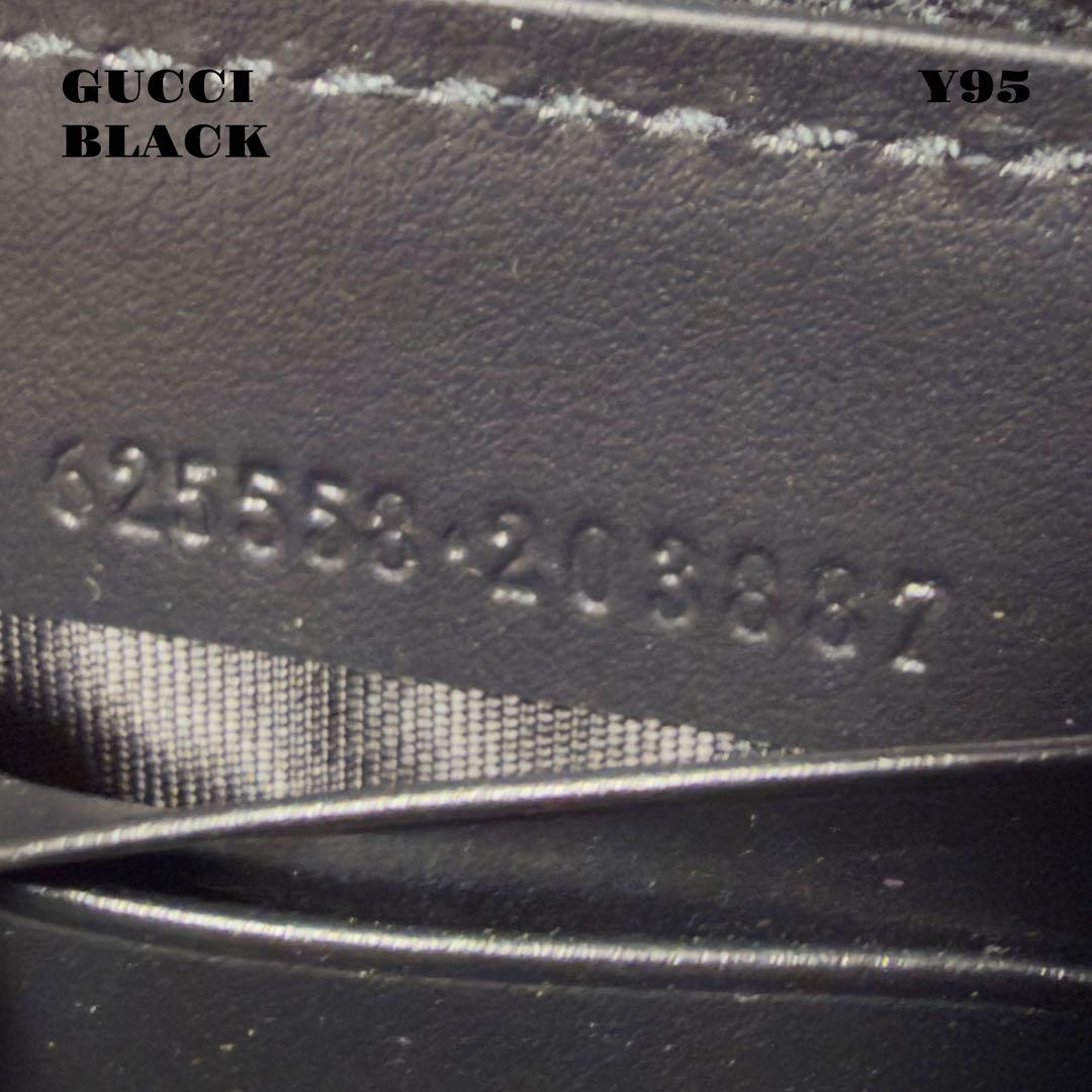 ★限定出品★ GUCCI グッチ ラウンド ジップ ウォレット 長財布 ブラック