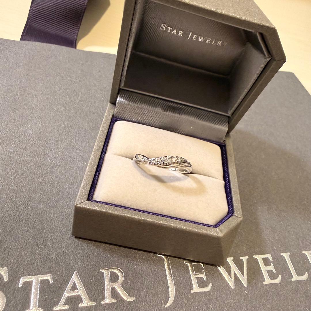 新品✨　スタージュエリー　指輪　ダイヤモンド　定価9万❗️