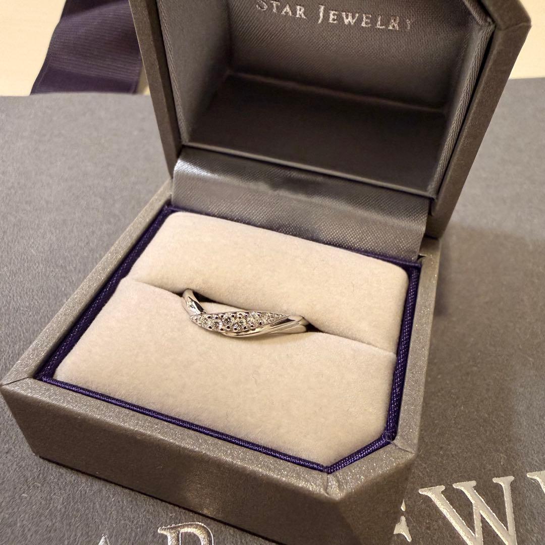 新品✨　スタージュエリー　指輪　ダイヤモンド　定価9万❗️