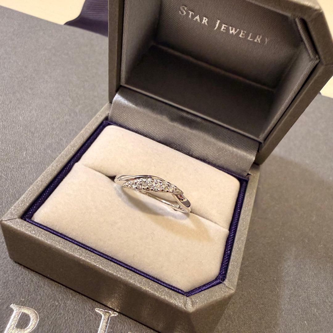 新品✨　スタージュエリー　指輪　ダイヤモンド　定価9万❗️