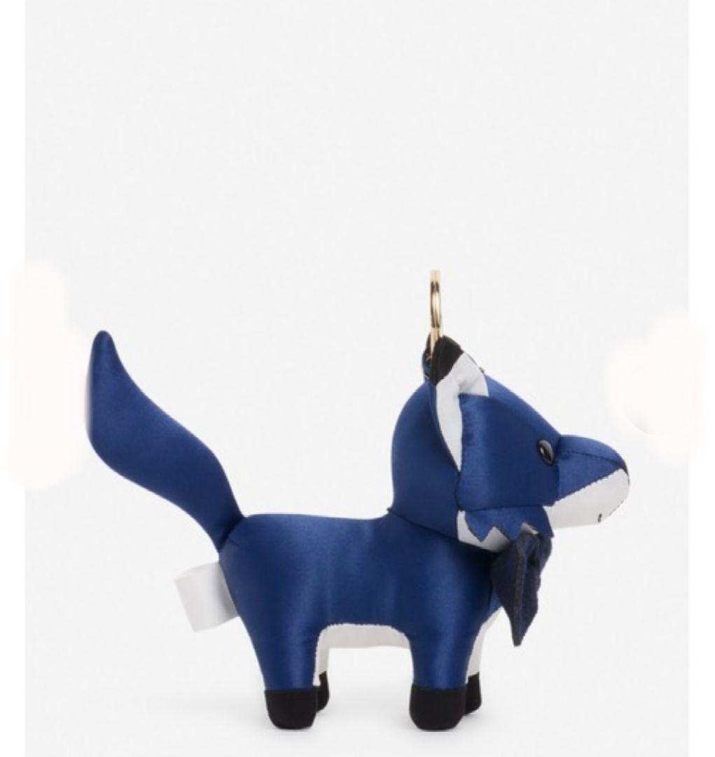 未使用 MAISON KITSUNÈ バッグチャーム フォックス キツネ ブルー